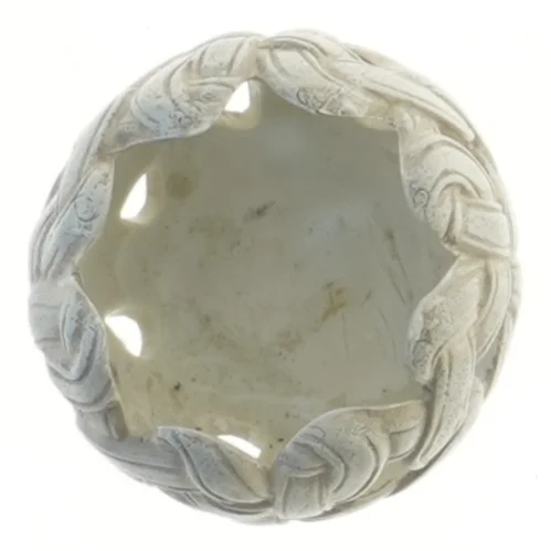 Dekorativ vase med blomstermønster (str. 9 cm)