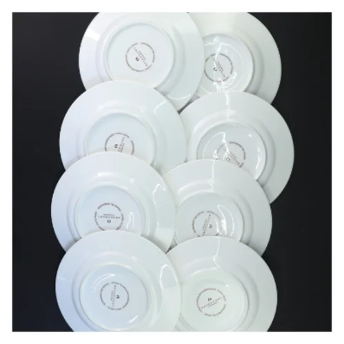 Hvid krus og tallerkener sæt fra Rosenthal (str. Ø 8x11&ø17 cm)