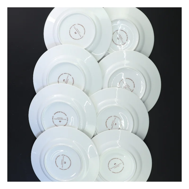 Hvid krus og tallerkener sæt fra Rosenthal (str. Ø 8x11&ø17 cm)