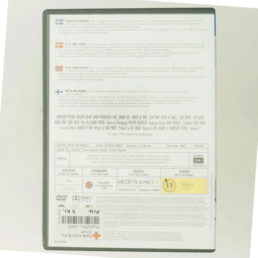 We're No Angels DVD fra Paramount