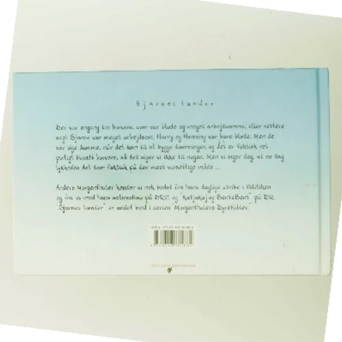 Bjarnes tænder af Anders Morgenthaler (Bog)