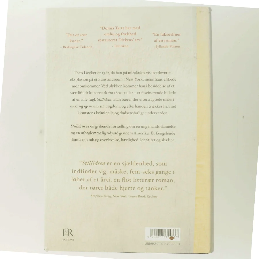 Stillidsen af Donna Tartt (Bog)