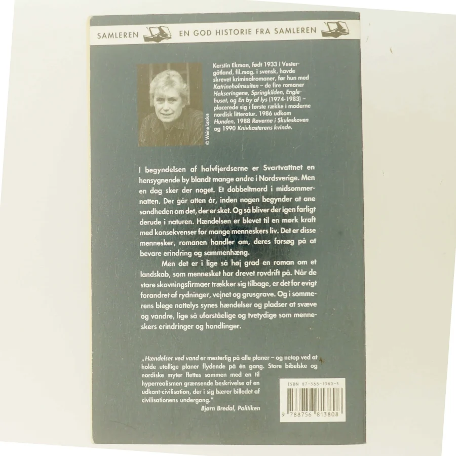 Hændelser ved vand : roman af Kerstin Ekman (Bog)