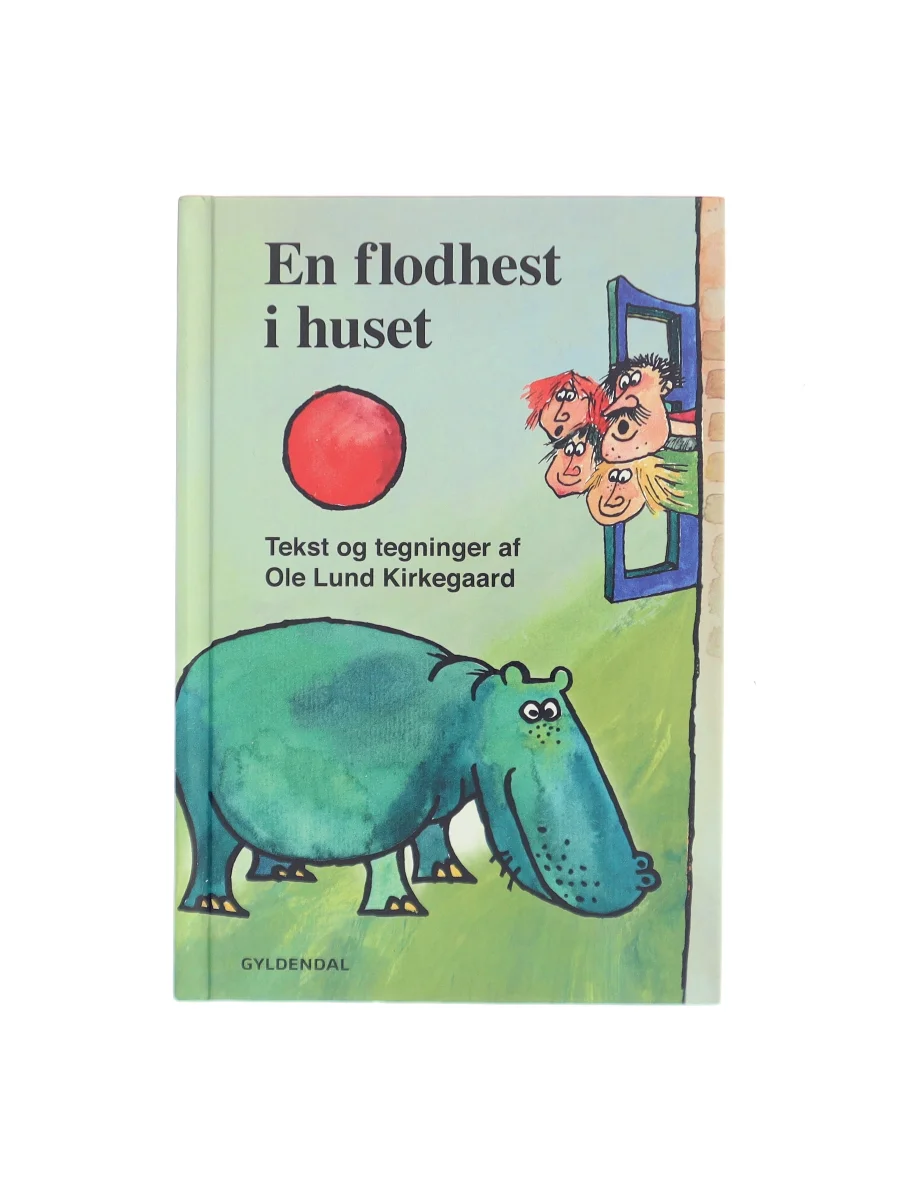Forsiden af En flodhest i huset af Ole Lund Kirkegaard