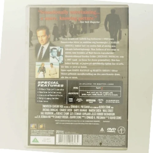 Wall Street (DVD) med Michael Douglas (DVD)