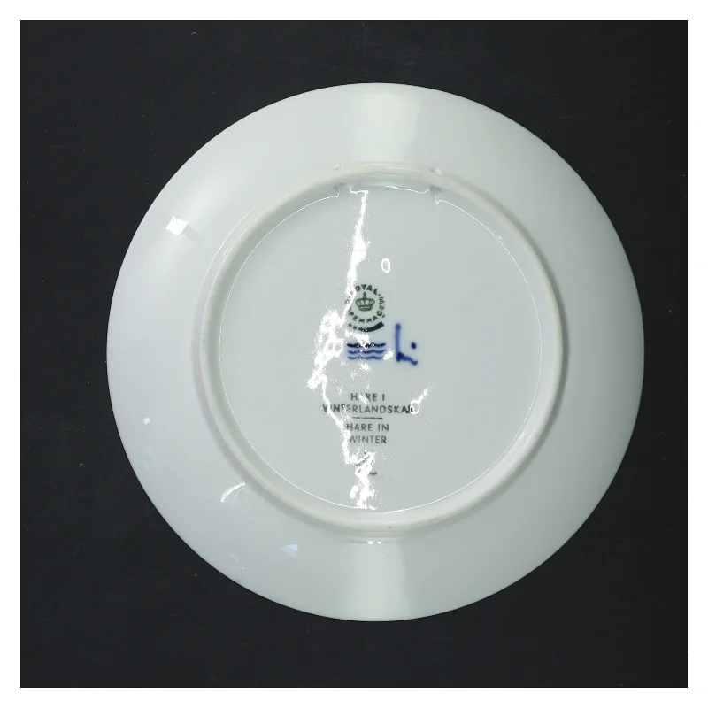 Samlerplatte med haremotiv fra Royal Copenhagen (str. Ø 18,5 cm)