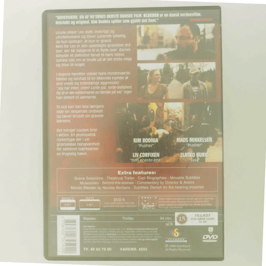 Bleeder med Kim Bodnia (DVD)