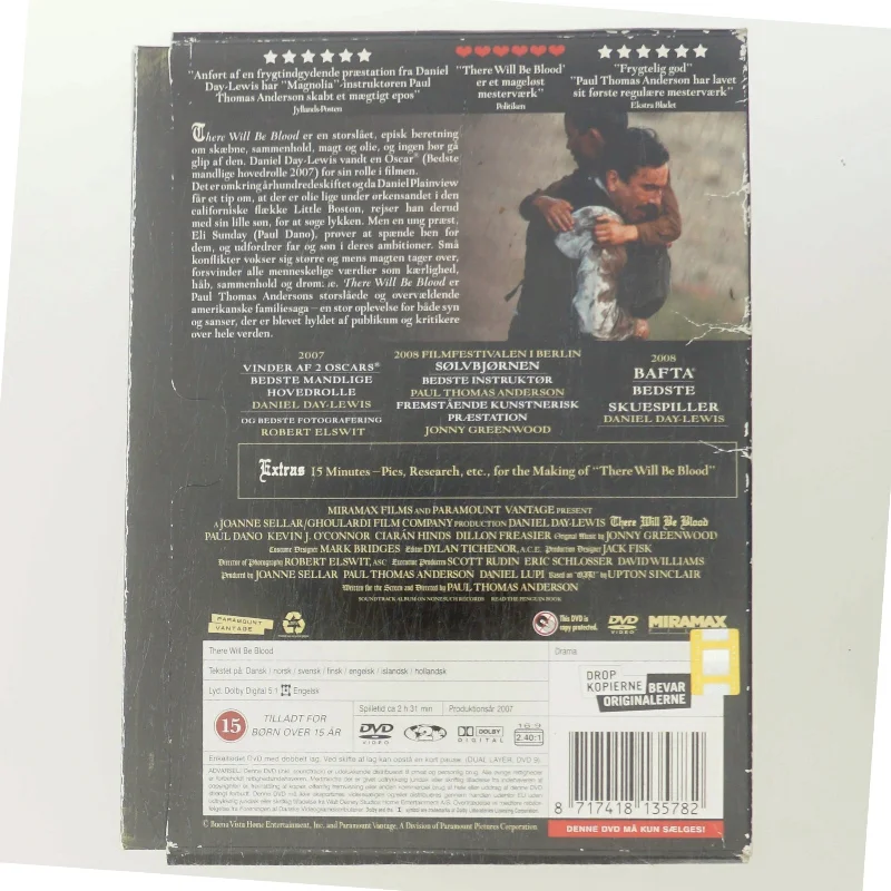 There Will Be Blood med Daniel Day-Lewis (DVD)