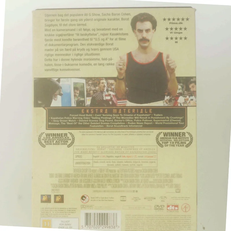 Borat med Sacha Baron Cohen (DVD)