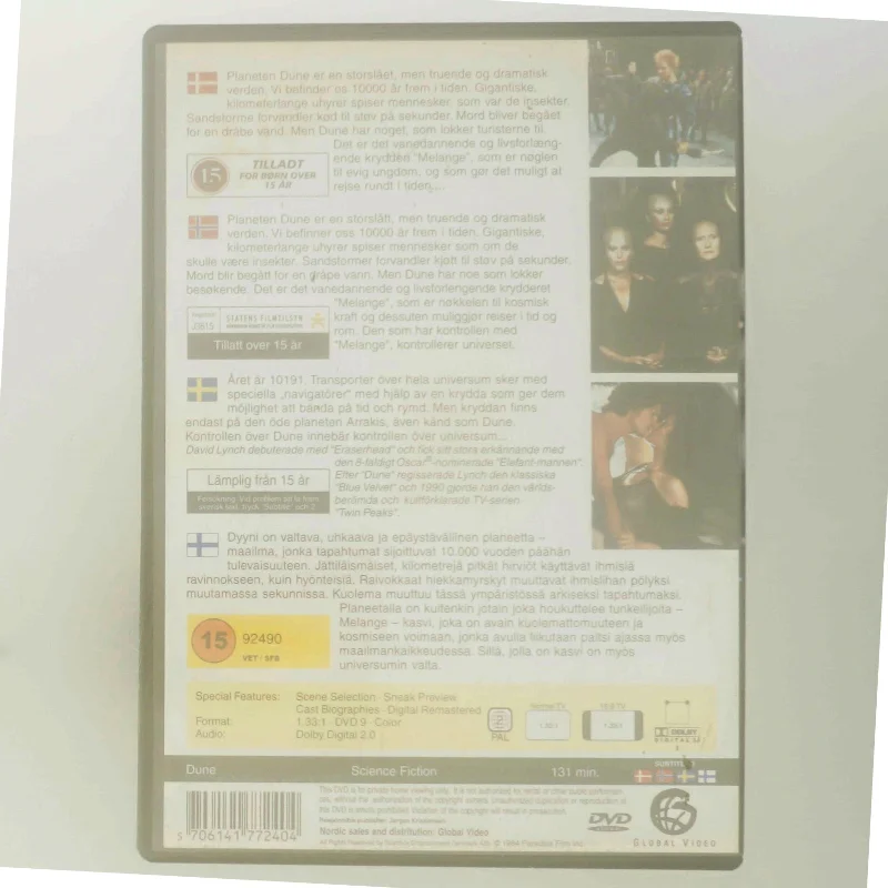 Dune (dvd) med Kyle MacLachlan (DVD)