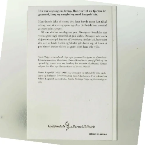 Niels Holgersens vidunderlige rejse af Selma Lagerlöf (Bog)