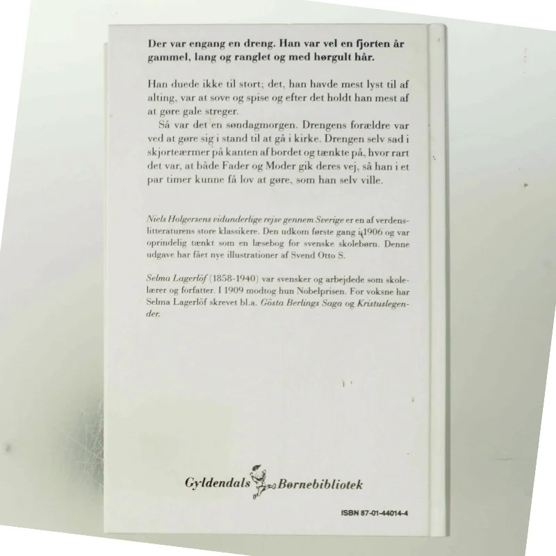 Niels Holgersens vidunderlige rejse af Selma Lagerlöf (Bog)