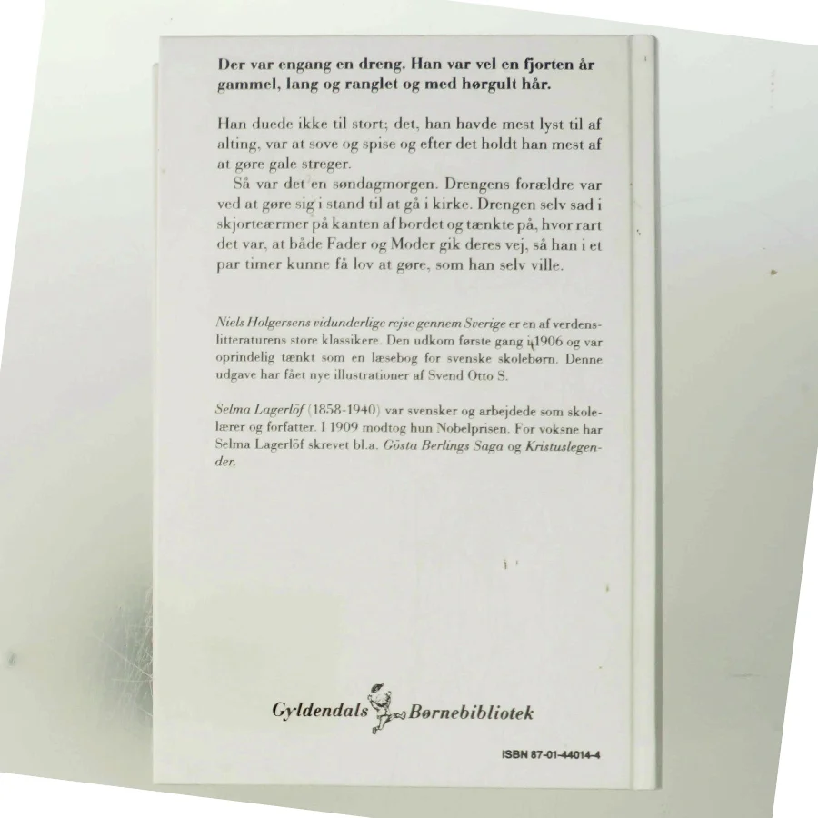 Niels Holgersens vidunderlige rejse af Selma Lagerlöf (Bog)