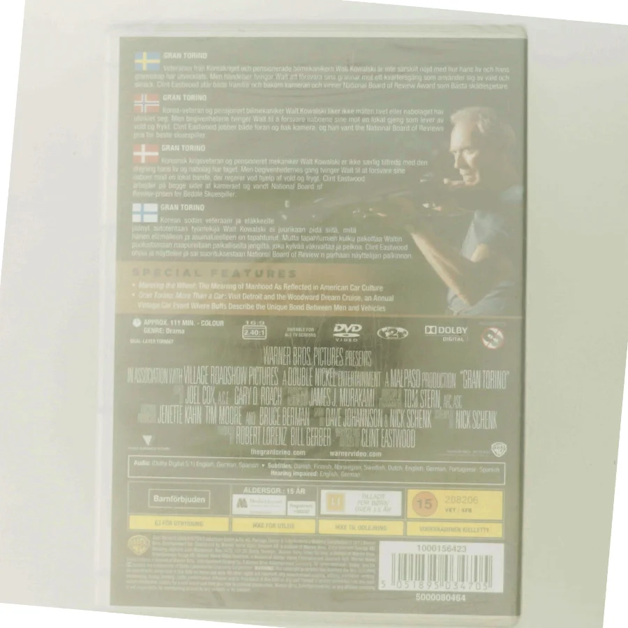 Gran Torino med Clint Eastwood (DVD)