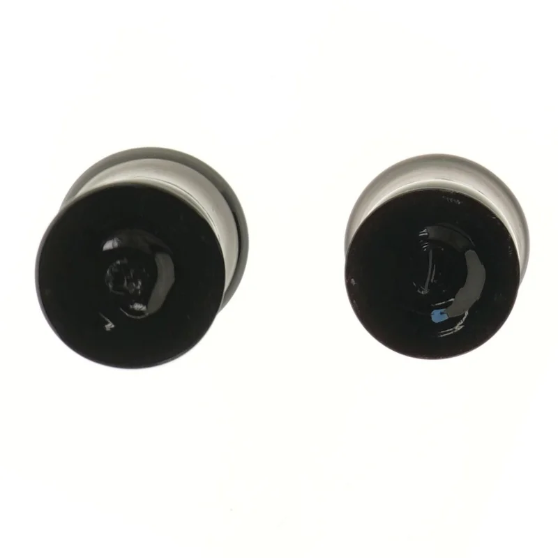 Glasdekoration (str. 2 stk Ø 6,5 cm længde 10 cm)