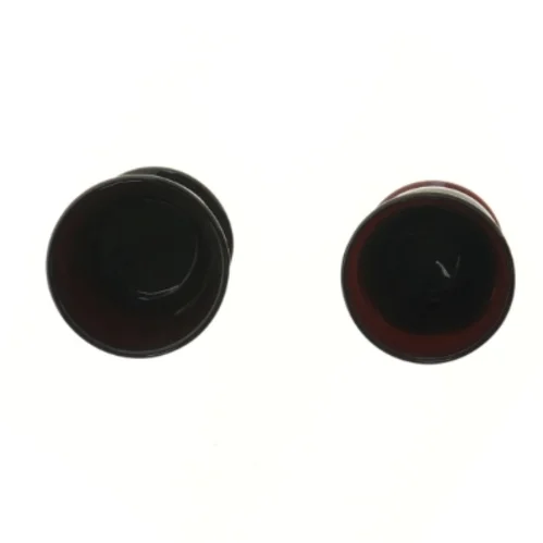 Glasdekoration (str. 2 stk Ø 6,5 cm længde 10 cm)