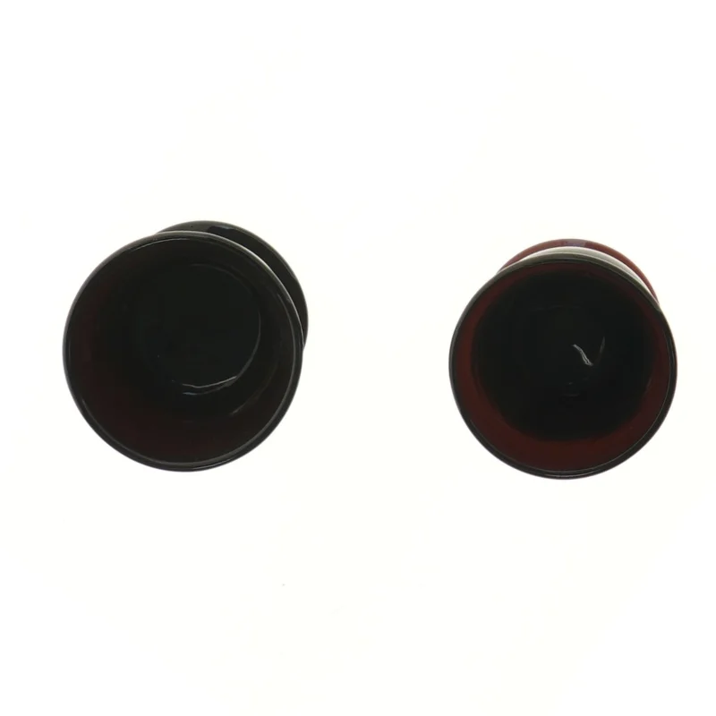 Glasdekoration (str. 2 stk Ø 6,5 cm længde 10 cm)