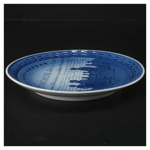 Commemorative tallerken 1776-1976 fra Royal Collection (str. Ø 18,5 cm)