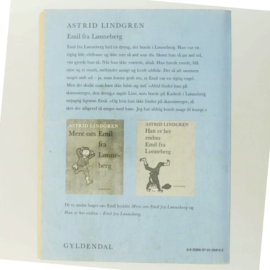 Emil fra Lønneberg af Astrid Lindgren (Bog)