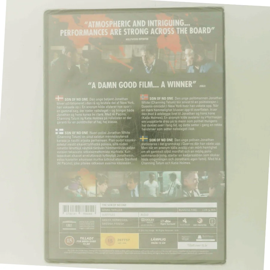 The Son of No One med Channing Tatum (DVD)