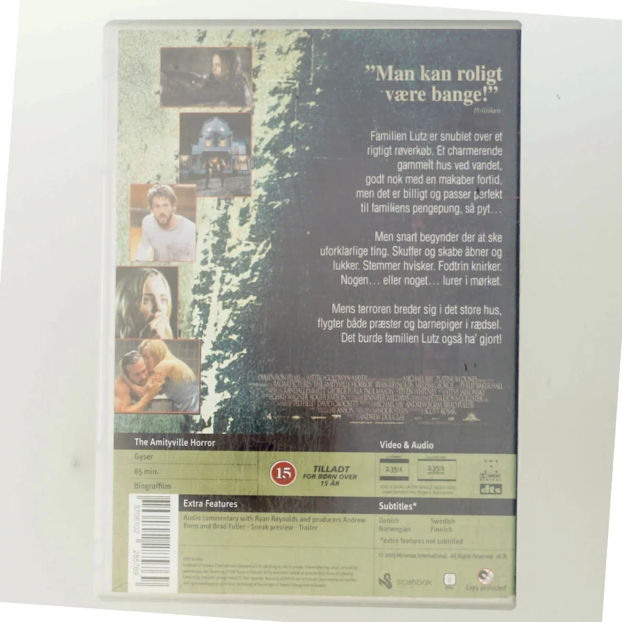 The Amityville Horror med Ryan Reynolds (DVD)