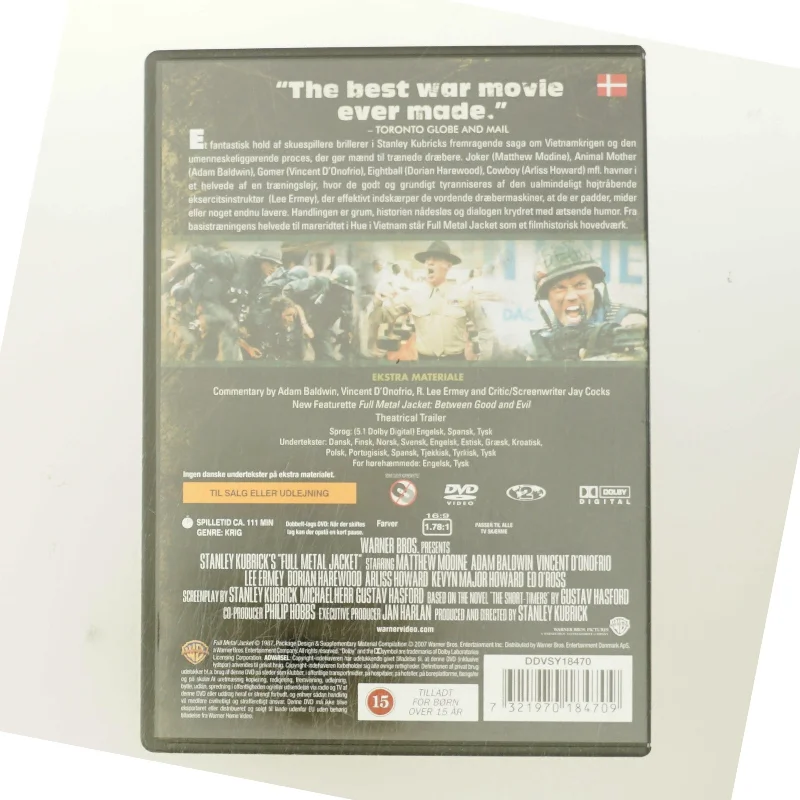 Full Metal Jacket Deluxe Edtion med Matthew Modine (DVD)