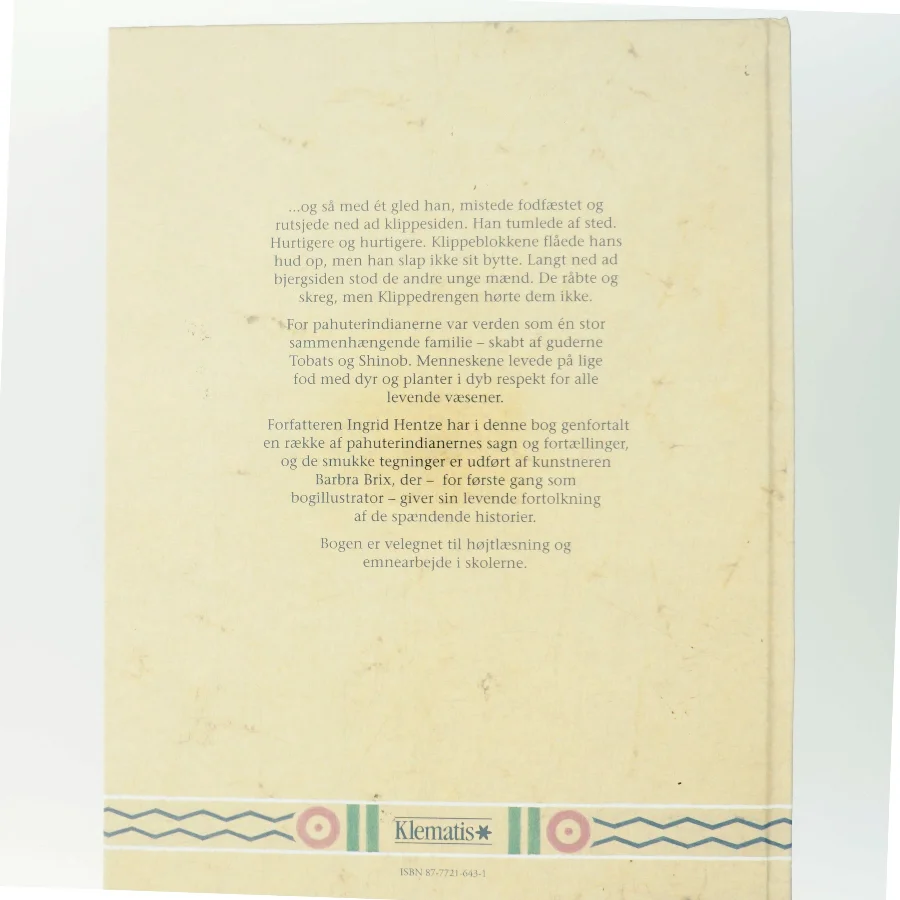 Klippe drengen af Ingrid Hentze (Bog)