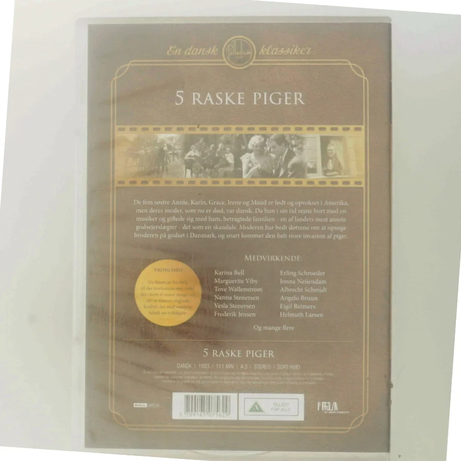 Fem Raske Piger med Karina Bell (DVD)