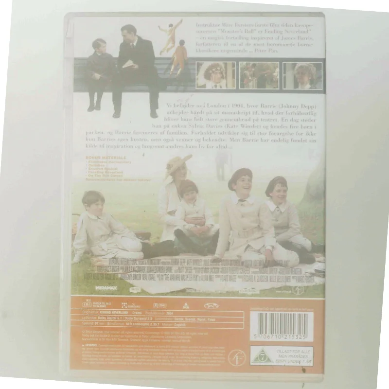 Finding Neverland med Johnny Depp (DVD)