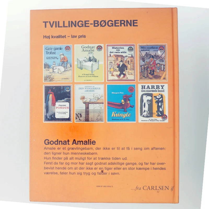 Godnat Amalie af Russell Hoban (Bog)