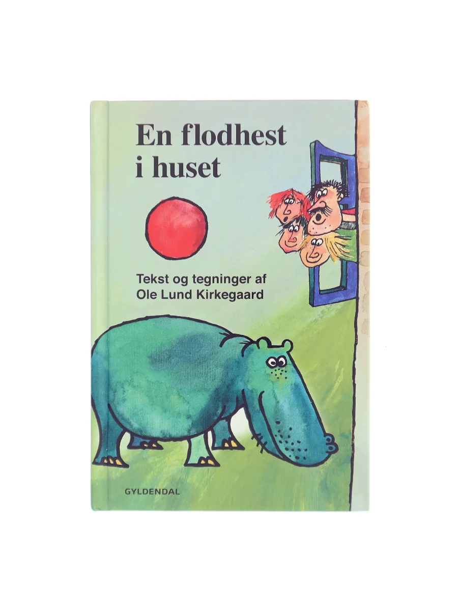 Forsiden af En flodhest i huset af Ole Lund Kirkegaard