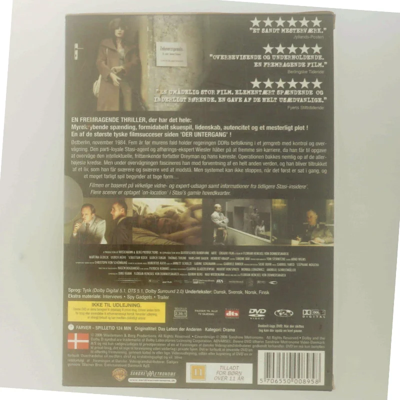 De Andres Liv                            <span class="label label-blank pull-right">Standard edition</span> med Martina Gedeck (DVD)
