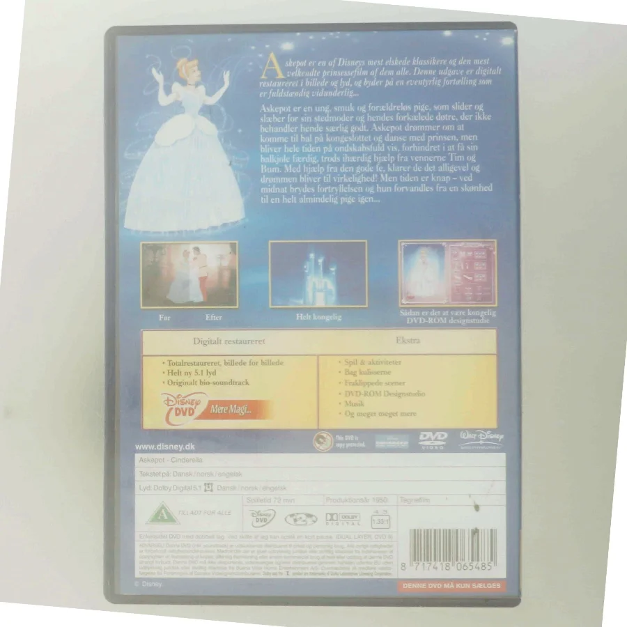 Cinderella (Askepot) med Ikke specificeret (DVD)
