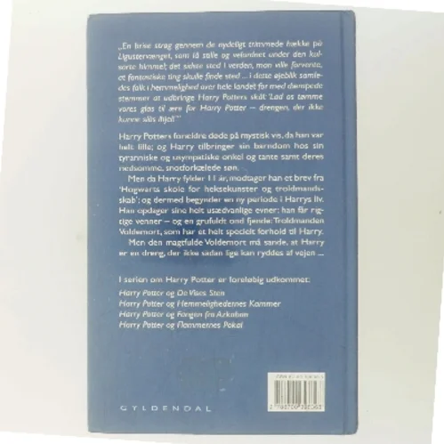 Harry Potter Og De Vises Sten (Danish Language) af J.K. Rowling (Bog)