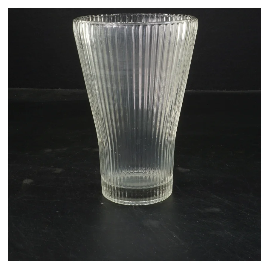 Riflet hospitalsvase (str. Ø 11x16 cm)