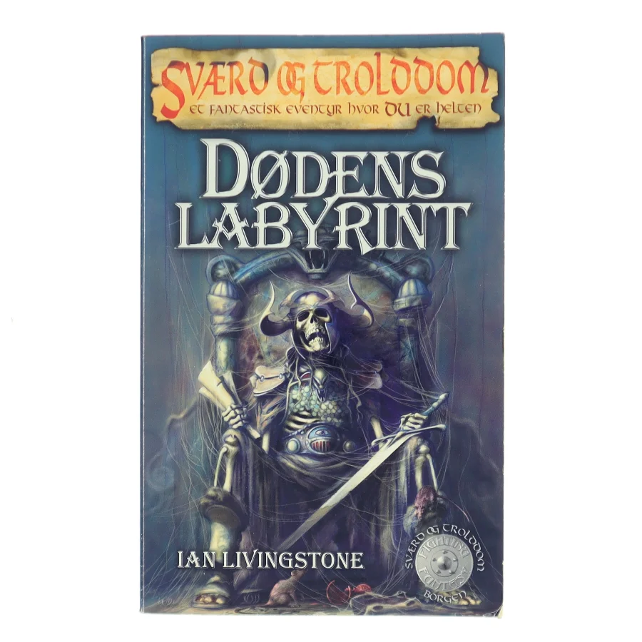 Dødens labyrint af Ian Livingstone (Bog)