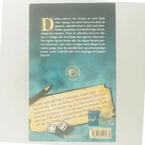 Dødens labyrint af Ian Livingstone (Bog)