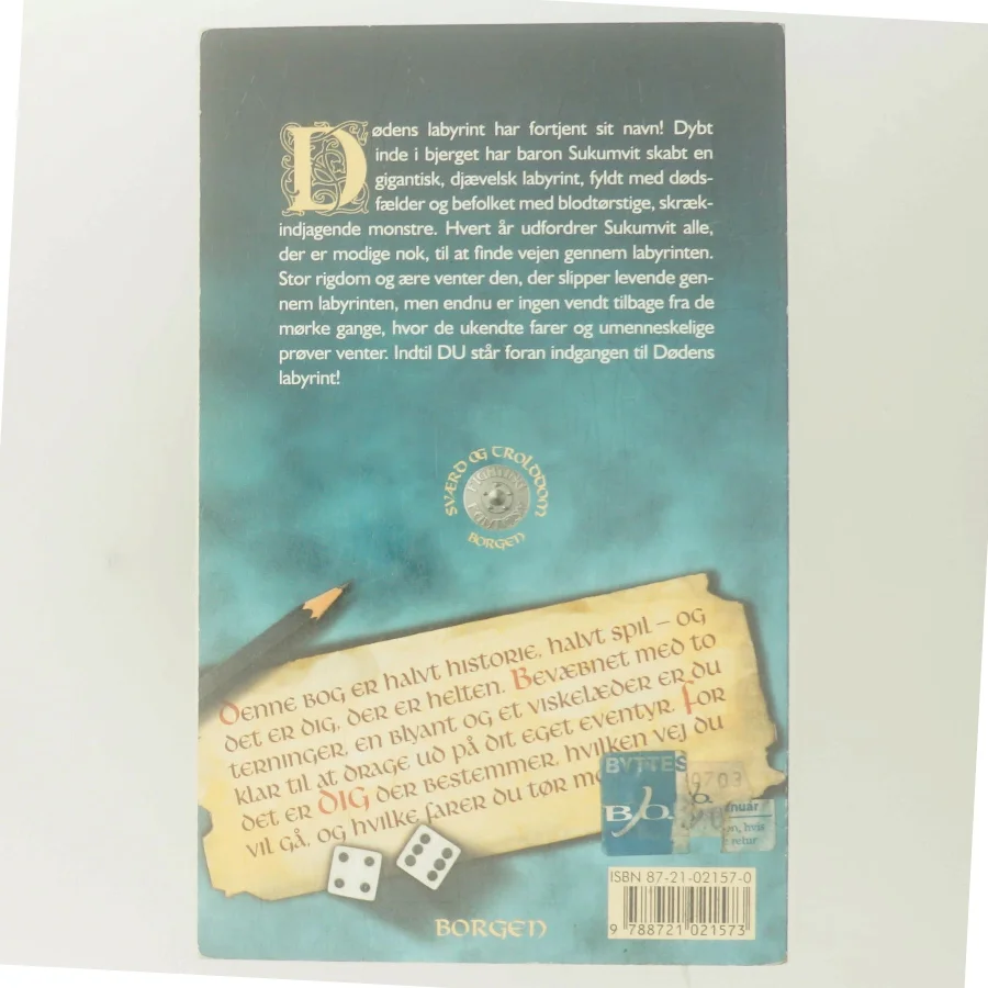 Dødens labyrint af Ian Livingstone (Bog)