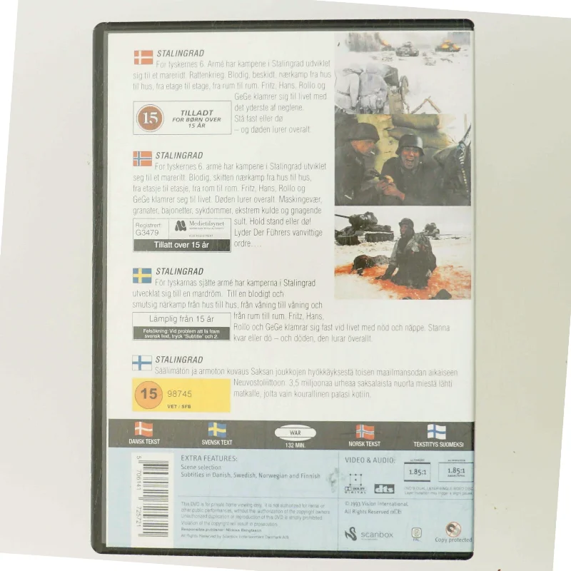 Stalingrad med Dominique Horwitz (DVD)