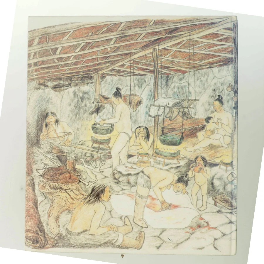 Mennesker på en boplads af Jan Hjarnø (Bog)