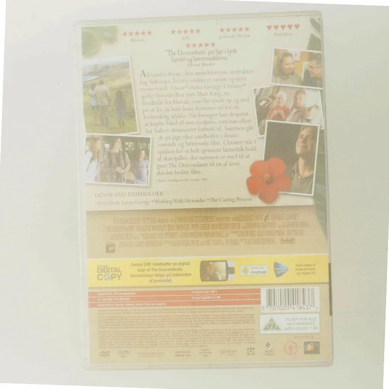 THE DESCENDANTS med George Clooney (DVD)