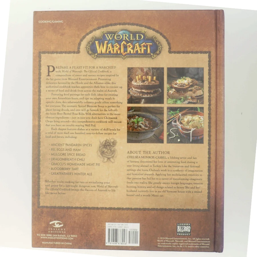 World of Warcraft: The Official Cookbook af Chelsea Monroe-Cassel (Bog)