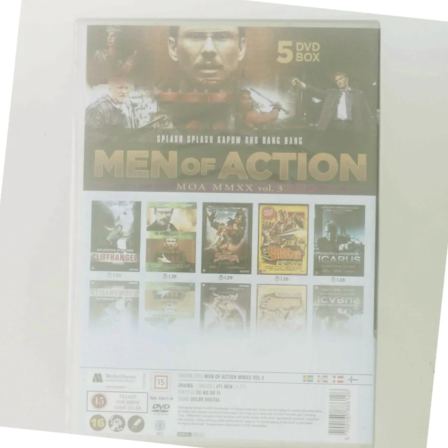 Men of Action Box 3 med Sylvester Stallone (DVD)