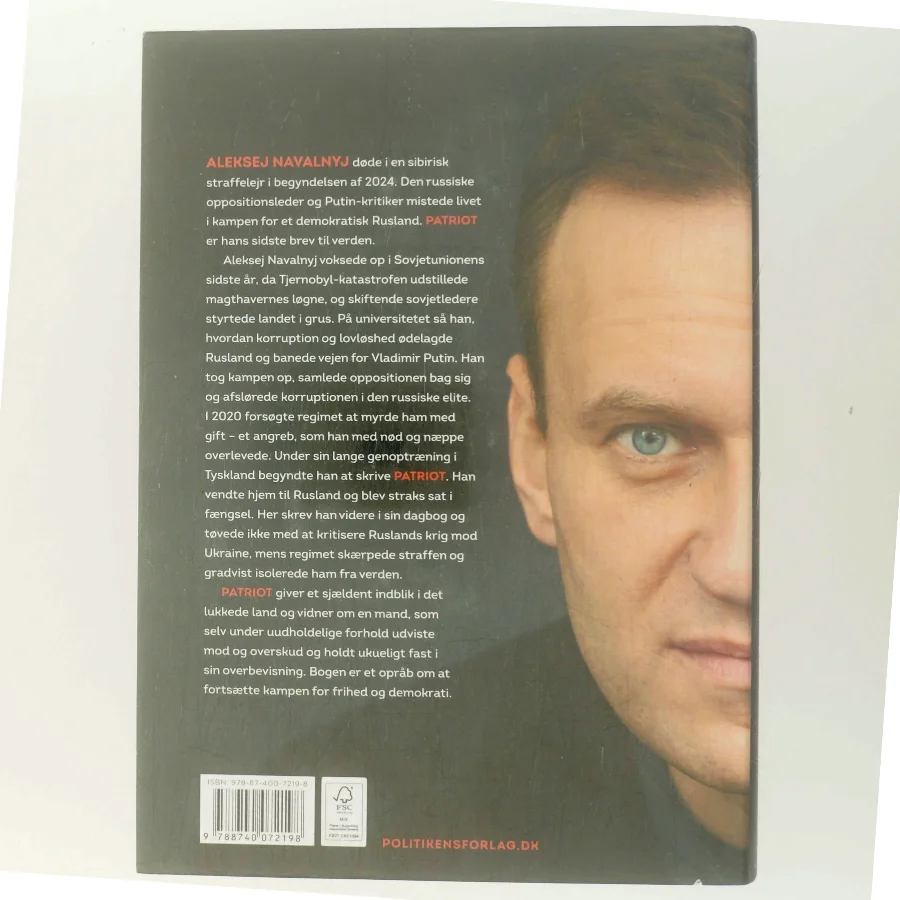 Patriot : min historie af Aleksej Navalnyj (Bog)