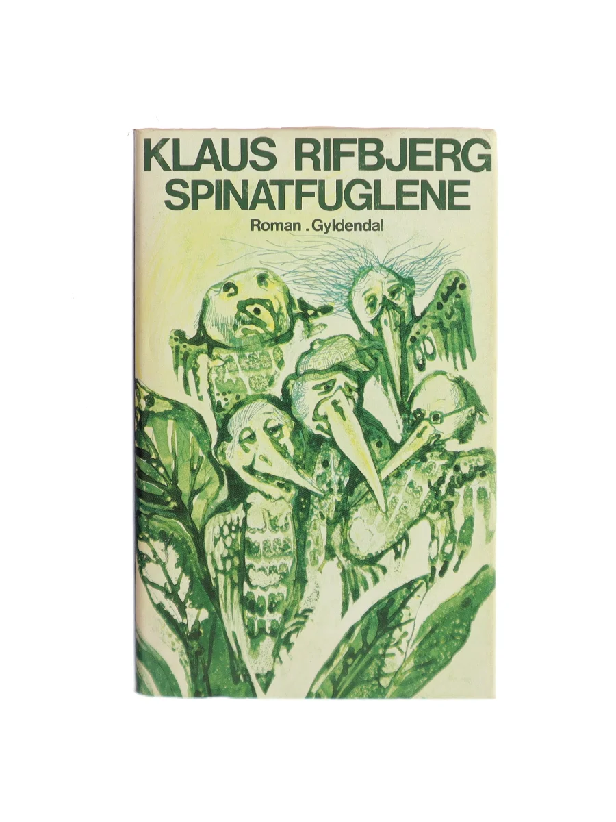 Forsiden af Spinatfuglene af Klaus Rifbjerg