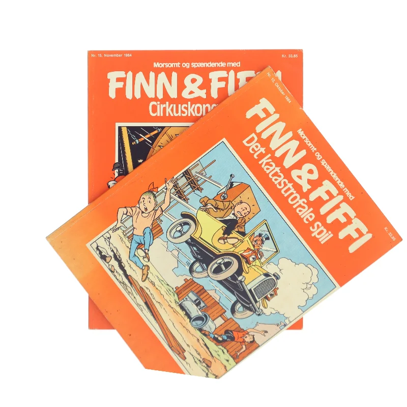 Finn & Fiffi - Det katastrofale spil af Willy Vandersteen (Bog)