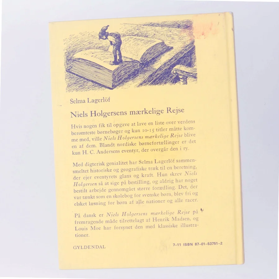 Niels Holgersens mærkelige rejse gennem Sverige bog fra Gyldendal af Selma Lagerlöf (Bog)