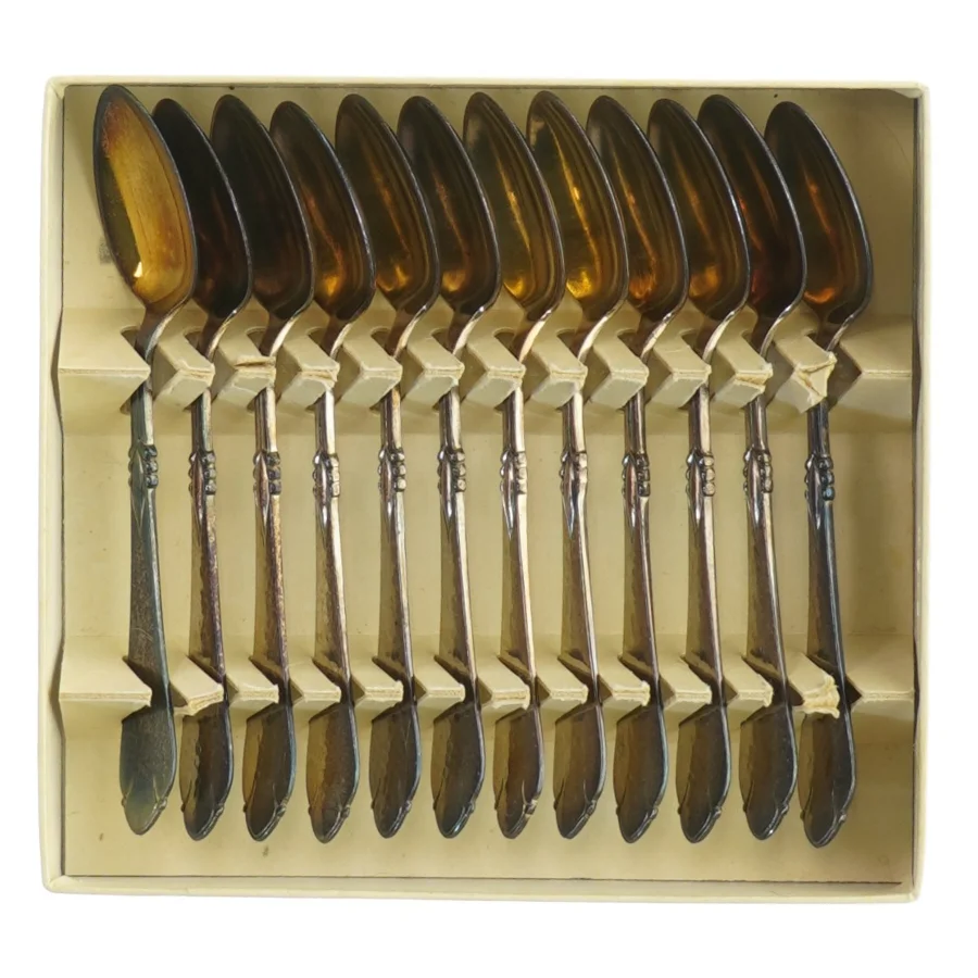 Sæt af 12 dessert skeer fra Absa (str. 12 cm)