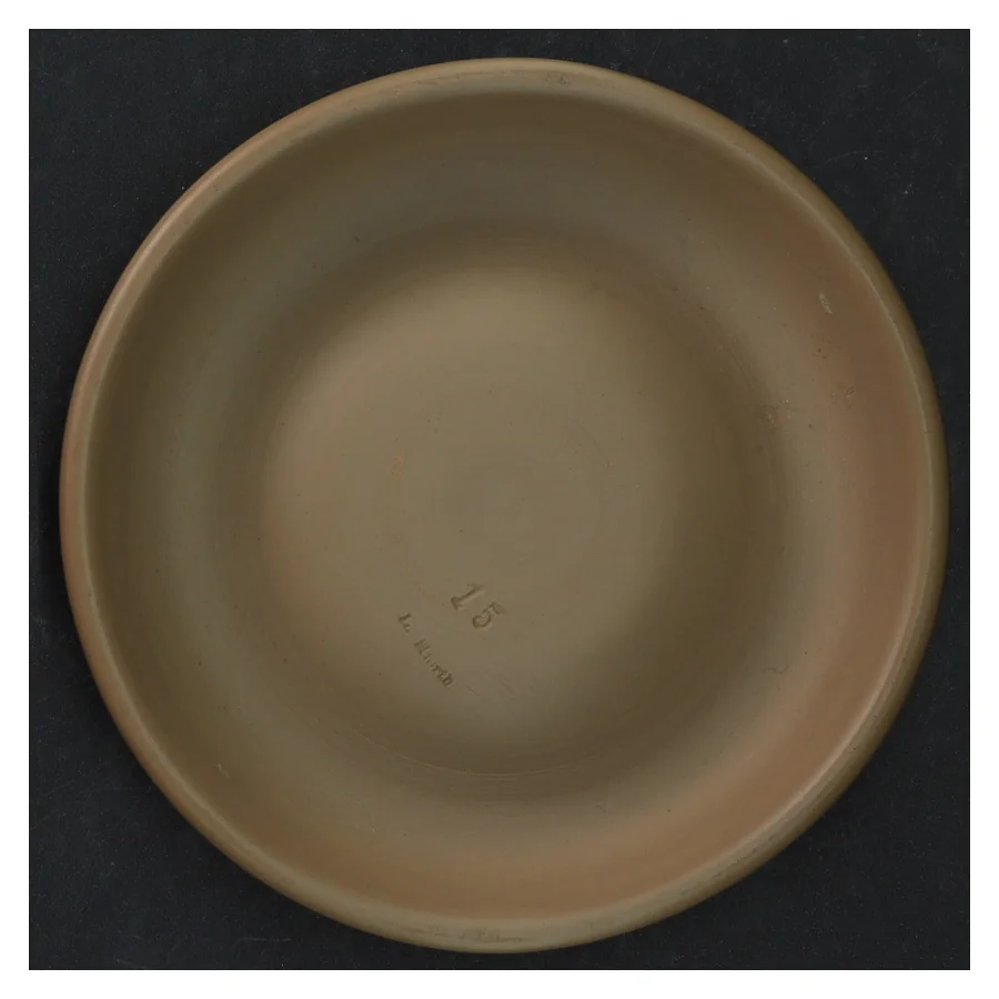 Dekoreret keramikfad (str. Ø 25)