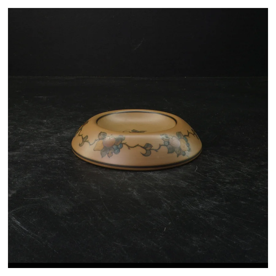 Dekoreret keramikfad (str. Ø 25)